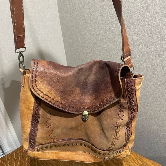 Bed Stu Genuine Leather Arian Convertible Tote Backpack - Picture 9 of 15